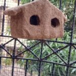 Handmade Rectangular Shape with Double-Entry Coconut Coir Birdhouse photo review