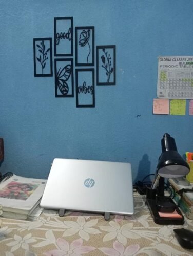 Wooden Wall Hanging For Home Decor shelf home Living Room, Decor, Balcony Living Room Office(Combo) photo review